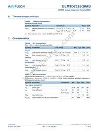 BLM9D2325-20ABZ Datasheet Page 4