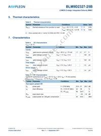 BLM9D2327-25BZ Datasheet Page 4