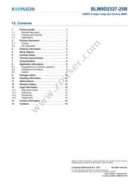 BLM9D2327-25BZ Datasheet Page 16