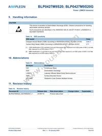 BLP0427M9S20Z Datasheet Page 16