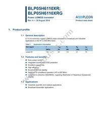 BLP05H6110XRY Datasheet Cover