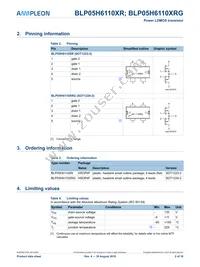 BLP05H6110XRY Datasheet Page 2