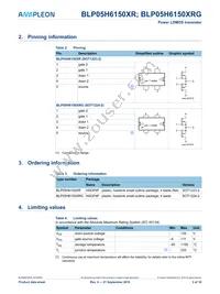 BLP05H6150XRY Datasheet Page 2