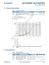 BLP10H630PY Datasheet Page 3