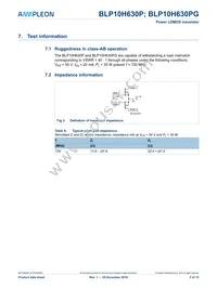 BLP10H630PY Datasheet Page 5