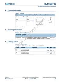 BLP25M705Z Datasheet Page 2