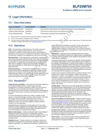 BLP25M705Z Datasheet Page 7