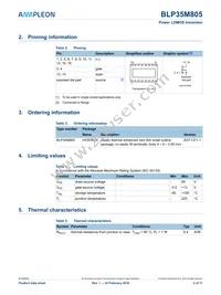 BLP35M805Z Datasheet Page 2