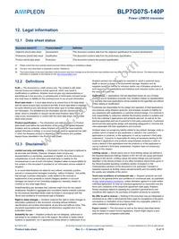 BLP7G07S-140P Datasheet Page 9