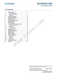 BLP7G07S-140P Datasheet Page 11