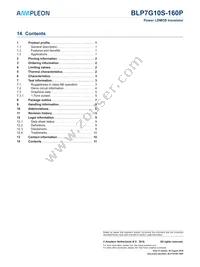 BLP7G10S-160PY Datasheet Page 11
