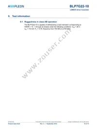 BLP7G22-10 Datasheet Page 10