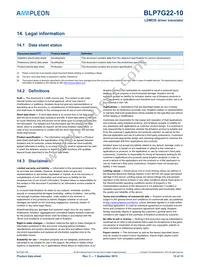 BLP7G22-10 Datasheet Page 13