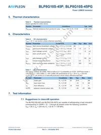 BLP8G10S-45PJ Datasheet Page 3