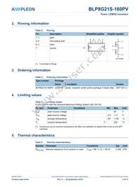 BLP8G21S-160PVY Datasheet Page 2