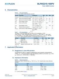 BLP8G21S-160PVY Datasheet Page 3