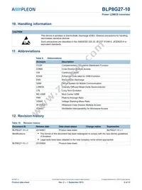 BLP8G27-10Z Datasheet Page 9