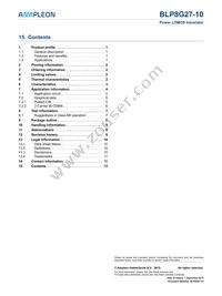 BLP8G27-10Z Datasheet Page 12