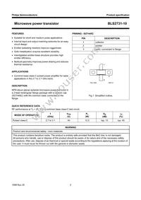 BLS2731-10 Datasheet Page 2