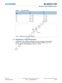 BLS2933-100 Datasheet Page 4
