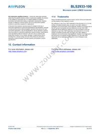 BLS2933-100 Datasheet Page 12