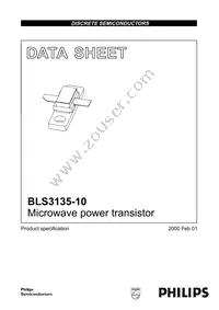 BLS3135-10 Datasheet Cover