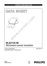 BLS3135-50 Datasheet Cover