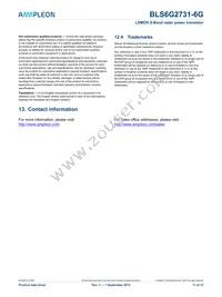 BLS6G2731-6G Datasheet Page 11