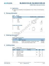 BLS6G3135-20 Datasheet Page 2