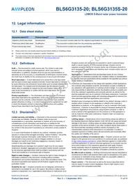 BLS6G3135-20 Datasheet Page 11