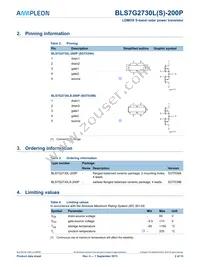 BLS7G2730LS-200PU Datasheet Page 2