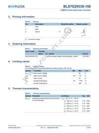 BLS7G2933S-150 Datasheet Page 2
