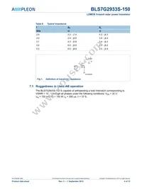 BLS7G2933S-150 Datasheet Page 4
