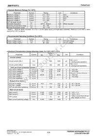 BM1P107FJ-E2 Datasheet Page 2