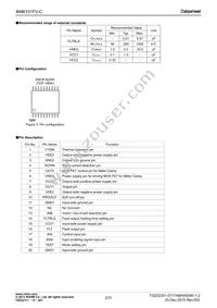 BM6101FV-CE2 Datasheet Page 2