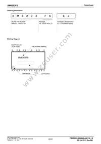 BM6203FS-E2 Datasheet Page 20