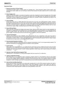 BM6207FS-E2 Datasheet Page 23