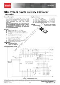 BM92T10MWV-ZE2 Datasheet Cover