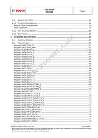 BMA423 Datasheet Page 4