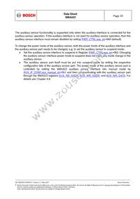 BMA423 Datasheet Page 19