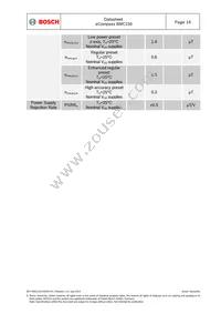 BMC150 Datasheet Page 14