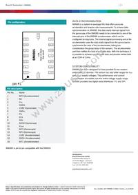 BMI085 Datasheet Page 2