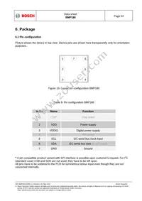 BMP180 Datasheet Page 23