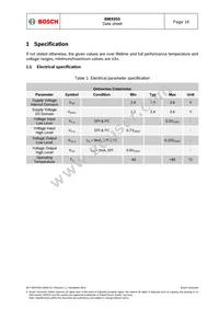 BMX055 Datasheet Page 10