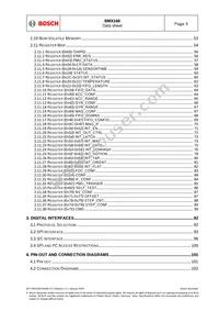 BMX160 Datasheet Page 5