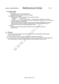 BNX029-01L Datasheet Page 14