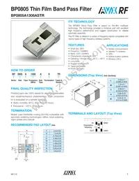 BP0805A1795ASTR Datasheet Cover