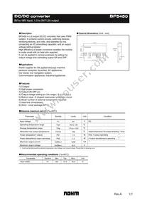 BP5450 Datasheet Cover