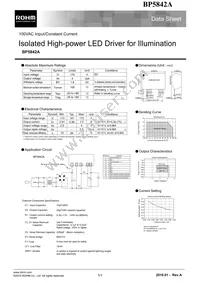 BP5842A Datasheet Cover