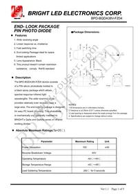 BPD-BQDA38V-FZ04 Datasheet Cover